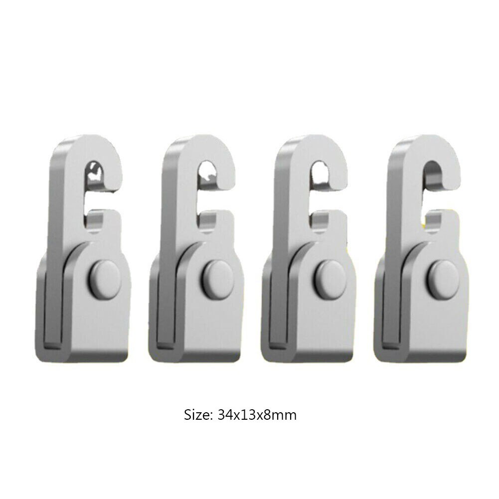 Cheap Goat Tents 4pcs Automatic Lock Hooks Multifunctional Free Knot Easy Fast Tighten Rope Accessories Camping Tent Self locking Hooks with 1pc   